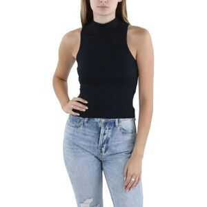 Almost Famous Womens Juniors‎ Mock-Neck Seamless Pullover Top S/M NWT